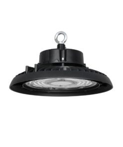 GloboStar® GLOBOSTAR® INDUSTRY 61500 Βιομηχανικό Φωτιστικό Καμπάνα High Bay UFO LED 100W 15000lm SDCM<5 90° AC 85-265V Αδιάβροχο IP65 IK08 Φυσικό Λευκό 5000K - 175 x Sanan Opto SMD Chip & TÜV SÜD Driver - Μαύρο Χυτό Αλουμίνιο - Μ26.5 x Π26.5 x Υ15cm - 5 Χρόνια Εγγύηση