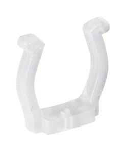 GloboStar® GloboStar® 70643 Πλαστική PVC Βάση Στήριξης για Όλες τις Πολύχρωμες RGB TUBE Neonflex 360° DC 24V & DC 230V IP68 - Μ2.5 x Π1.1 x Υ2.5cm