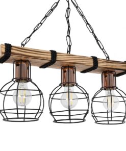 Μαύρο & Χάλκινο - Μ50 x Π16 x Υ23cm