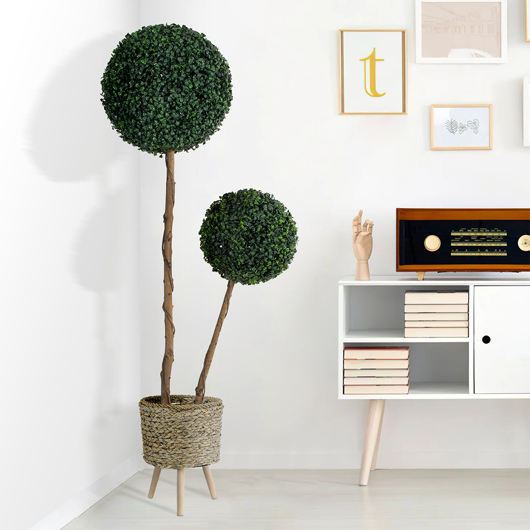 GloboStar® Artificial Garden SKOPELOS 20296 Διακοσμητικό Πλεκτό Καλάθι - Κασπώ Γλάστρα - Flower Pot Μπεζ με Καφέ Φ26cm x Υ36cm 13 GloboStar® Artificial Garden SKOPELOS 20296 Διακοσμητικό Πλεκτό Καλάθι - Κασπώ Γλάστρα - Flower Pot Μπεζ με Καφέ Φ26cm x Υ36cm - Image 11