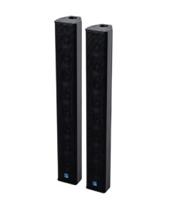 GloboStar® GloboStar® FDB K803 98024 PA Speaker - Παθητικό Ηχείο Column Κολωνάτο Επιτοίχιο & Επιδαπέδιο 8Ω - 200W RMS (800W Peak) - 8 x 3" Inches Mid & HF - IP20 - Μαύρο - Μ10 x Π11 x Υ75cm - Ζεύγος