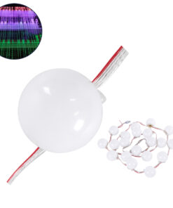 GloboStar® GloboStar® 90139 Digital Pixel Addressable Facade Module Chain String with 20 Spots - Ψηφιακή Αλυσίδα - Γιρλάντα με 20 Σποτ LED SMD 3535 15W 20LED 20PIXEL SPI/TTL Protocol IC UCS512B 900lm 240° DC 12V Αδιάβροχο IP67 Πολύχρωμο RGB - Μ200 x Π5 x Υ5cm - 3 Χρόνια Εγγύηση