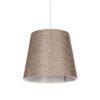 GloboStar® GLOBOSTAR® CONEY 203-0073 Μοντέρνο Κρεμαστό Φωτιστικό Οροφής με Ντουί 1 x E27 AC 220-240V IP20 - Καφέ - Μ26 x Π26 x Υ25cm
