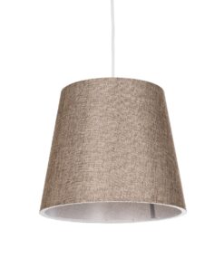 GloboStar® GLOBOSTAR® CONEY 203-0073 Μοντέρνο Κρεμαστό Φωτιστικό Οροφής με Ντουί 1 x E27 AC 220-240V IP20 - Καφέ - Μ26 x Π26 x Υ25cm