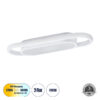 GloboStar® GLOBOSTAR® IGOR 61217 Μοντέρνο Φωτιστικό Οροφής LED 24W 2880lm 210° AC 220-240V IP20 Ρυθμιζόμενο Λευκό CCT με On/Off 2700K/4500K/6000K - Lumileds SMD Chip - Λευκό Ματ - Μ41 x Π13 x Υ4.5cm - 3 Χρόνια Εγγύηση