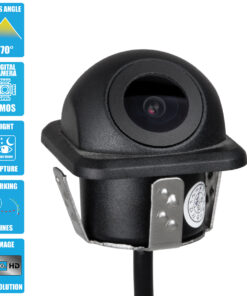 GloboStar® GloboStar® 86020 Αδιάβροχη Χωνευτή Έγχρωμη Κάμερα Οπισθοπορείας Αυτοκινήτου 1080p HD CMOS Signal With Moving Parking Lines IP68