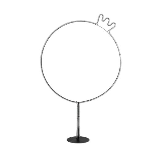 GloboStar® GLOBOSTAR® XMAS-CROWN-BIG Χριστουγεννιάτικο Διακοσμητικό Φωτιστικό LED 27.3W 1092lm 360° AC 220-240V Αδιάβροχο IP65 Θερμό Λευκό 2700K  - Μαύρο & Διάφανο - Μ88 x Π25 x Υ136cm - 2 Χρόνια Εγγύηση