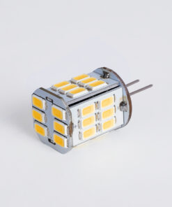 Alternative view of GLOBOSTAR® G4BACK 76136 Λάμπα G4 LED 6W 600lm 320° DC 12-24V IP20 Θερμό Λευκό 2700K Dimmable - Sanan SMD Chip - Back Pin - Μ1.9 x Π1.9 x Υ3.7cm - 2 Χρόνια Εγγύηση
