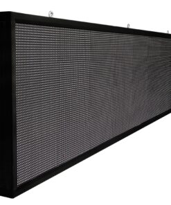 GloboStar® GLOBOSTAR®DISPLAY 90293 Κυλιόμενη Ψηφιακή Επιγραφή P10 Μονής Όψης LED AC 220-240V Αδιάβροχο IP65 Μπλε - WiFi Control μέσω FK APP - Αισθητήρας Θερμοκρασίας & Υγρασίας - Μ264 x Π9 x Υ72cm - 2 Χρόνια Εγγύηση