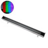 GloboStar® GloboStar® WASHER-AION 90103 Μπάρα Φωτισμού Wall Washer Special Water Effect - Ειδικού Εφέ Νερού LED 60W 3600lm 30° DC 24V Αδιάβροχο IP68 L100.5 x W8.2 x H9.1cm RGBW DMX512 - Ασημί - 3 Years Warranty