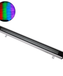 GloboStar® GloboStar® WASHER-AION 90103 Μπάρα Φωτισμού Wall Washer Special Water Effect - Ειδικού Εφέ Νερού LED 60W 3600lm 30° DC 24V Αδιάβροχο IP68 L100.5 x W8.2 x H9.1cm RGBW DMX512 - Ασημί - 3 Years Warranty