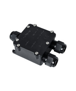 GloboStar® GloboStar® FAST-CONNECT 69915 Τριπλό Υ Αδιάβροχο IP68 Κυτίο Ταχείας Σύνδεσης & Διακλάδωσης Καλωδίων - 3 x Είσοδοι - Εσωτερική Τετραπλή Κλέμα με Συμβατή Διατομή Καλωδίων 4 x 0.5mm² έως 4 x 2.5mm² - 500V 41A Max - Μ13 x Π8 x Υ4cm - Μαύρο - 5 Years Warranty