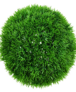 GloboStar® GloboStar® 78508 Artificial - Συνθετικό Τεχνητό Διακοσμητικό Φυτό Θάμνος Γρασίδι Πράσινο Φ23cm