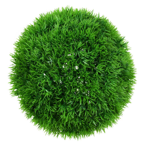 GloboStar® GloboStar® 78508 Artificial - Συνθετικό Τεχνητό Διακοσμητικό Φυτό Θάμνος Γρασίδι Πράσινο Φ23cm