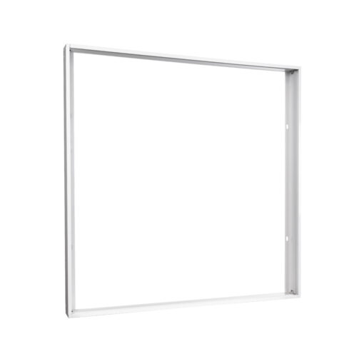 GloboStar® GloboStar® 60220 Πλαίσιο Στήριξης PVC Επιτοίχιας Τοποθέτησης για LED Panel 60x60cm - Λευκό