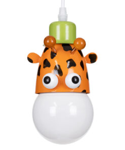 GloboStar® GLOBOSTAR® GIRAFFE 00638 Παιδικό Κρεμαστό Φωτιστικό Οροφής με Ντουί 1 x E27 AC 220-240V IP20 - Πολύχρωμο - Μ12 x Π10.5 x Υ13.5cm