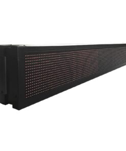 GloboStar® GLOBOSTAR®DISPLAY 90311 Κυλιόμενη Ψηφιακή Επιγραφή P10 Διπλής Όψης LED AC 220-240V Αδιάβροχο IP65 Κόκκινο - WiFi Control μέσω FK APP - Αισθητήρας Θερμοκρασίας & Υγρασίας - Μ168 x Π12 x Υ24cm - 2 Χρόνια Εγγύηση