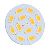 GloboStar® GloboStar® 76103 Λάμπα G4 Back Pin LED 12 SMD 5630 4.5W 8V-32V 410lm 120° Θερμό Λευκό 3000K Dimmable
