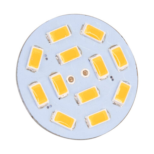 GloboStar® GloboStar® 76103 Λάμπα G4 Back Pin LED 12 SMD 5630 4.5W 8V-32V 410lm 120° Θερμό Λευκό 3000K Dimmable