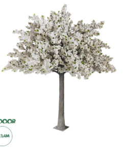 GloboStar® GloboStar® Artificial Garden ALMOND TREE 20163 Τεχνητό Διακοσμητικό Δέντρο Αμυγδαλιά Υ340cm