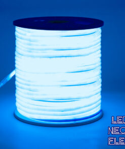 GloboStar® GloboStar® 70595 TUBE 360° Degree Neon Flex Epistar LED SMD 2835 1m 12W/m 120LED/m 840lm/m 360° DC 230V Αδιάβροχη IP68 Μπλε Dimmable