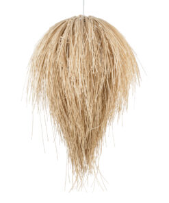 GloboStar® GLOBOSTAR® ARCHIPELAGO 01749 Boho Κρεμαστό Φωτιστικό Οροφής με Ντουί 1 x E27 AC 220-240V IP20 - Μπεζ - Μ40 x Π40 x Υ63cm