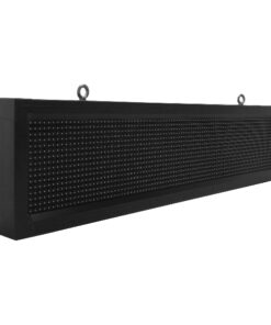 GloboStar® GLOBOSTAR®DISPLAY 90252 Κυλιόμενη Ψηφιακή Επιγραφή P10 Μονής Όψης LED AC 220-240V Αδιάβροχο IP65 Πράσινο - WiFi Control μέσω FK APP - Αισθητήρας Θερμοκρασίας & Υγρασίας - Μ104 x Π9 x Υ24cm - 2 Χρόνια Εγγύηση