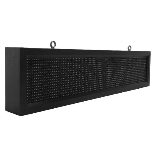 GloboStar® GLOBOSTAR®DISPLAY 90252 Κυλιόμενη Ψηφιακή Επιγραφή P10 Μονής Όψης LED AC 220-240V Αδιάβροχο IP65 Πράσινο - WiFi Control μέσω FK APP - Αισθητήρας Θερμοκρασίας & Υγρασίας - Μ104 x Π9 x Υ24cm - 2 Χρόνια Εγγύηση
