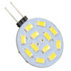 GloboStar® GLOBOSTAR® G4SIDE 76100 Λάμπα G4 LED 4.5W 450lm 120° DC 12-24V IP20 Ψυχρό Λευκό 6000K Dimmable - Sanan SMD Chip - Side Pin - Μ3 x Π3 x Υ0.7cm - 2 Χρόνια Εγγύηση