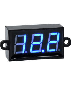 GloboStar® GloboStar® 79987 Όργανο Μέτρησης Τάσης Βολτόμετρο με Οθόνη LED Display DC 3.5 έως 30V Μπλε Μ5.5 x Π1.5 x Υ2.5cm