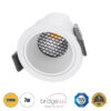 GloboStar® GLOBOSTAR® PLUTO-S 60249 Χωνευτό Downlight Σποτ με Honeycomb Anti Glare Reflector LED 7W 875lm 38° AC 220-240V IP20 Θερμό Λευκό 2700K - Bridgelux COB Chip & TÜV SÜD Driver - Λευκό Ματ - Μ6.4 x Π6.4 x Υ4.9cm / Q5.5cm - 5 Χρόνια Εγγύηση