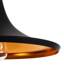 GLOBOSTAR® SHANGHAI 01025 Μοντέρνο Κρεμαστό Φωτιστικό Οροφής με Ντουί 3 x E27 AC 220-240V IP20 - Μαύρο & Χρυσό - Μ79.5 x Π79.5 x Υ38cm - Σετ 3 Τεμαχίων 27 d6cc08 01025 b 8