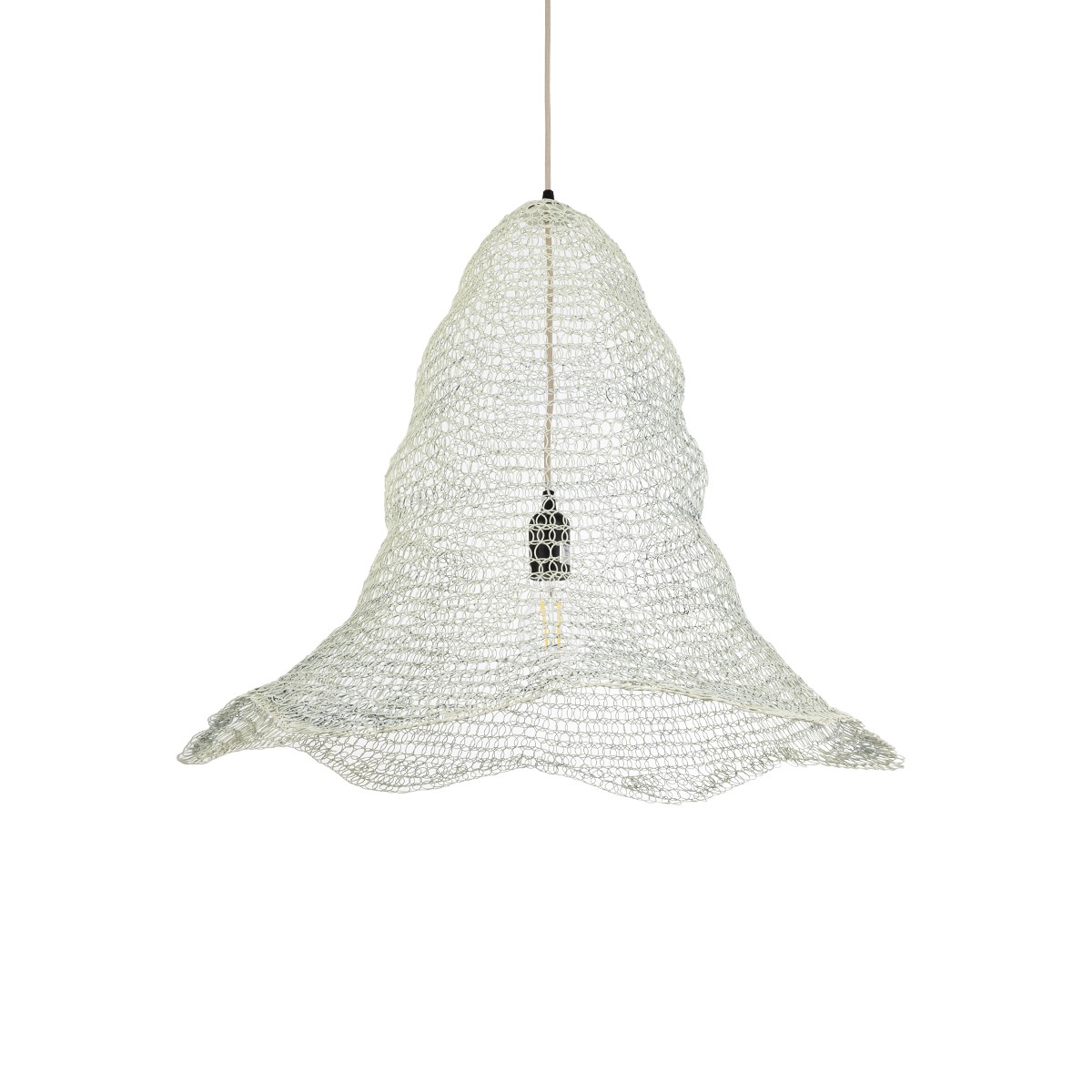 GLOBOSTAR® KENTUCKY 01892 Vintage Κρεμαστό Φωτιστικό Οροφής με Ντουί 1 x E27 AC 220-240V IP20 - Λευκό - Μ60 x Π60 x Υ52cm 2 GloboStar® GLOBOSTAR® KENTUCKY 01892 Vintage Κρεμαστό Φωτιστικό Οροφής με Ντουί 1 x E27 AC 220-240V IP20 - Λευκό - Μ60 x Π60 x Υ52cm