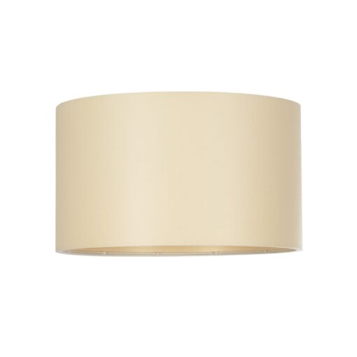GloboStar® GloboStar® CILIO 203-0154 Μοντέρνο Φωτιστικό Οροφής Καπέλο Μονόφωτο 1 x E27 IP20 Μπεζ Ύφασμα - Μ38 x Π38 x Υ23cm