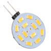 GloboStar® GLOBOSTAR® G4SIDE 76101 Λάμπα G4 LED 4.5W 405lm 120° DC 12-24V IP20 Θερμό Λευκό 2700K Dimmable - Sanan SMD Chip - Side Pin - Μ3 x Π3 x Υ0.7cm - 2 Χρόνια Εγγύηση