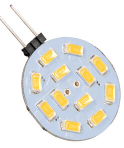 GloboStar® GLOBOSTAR® G4SIDE 76101 Λάμπα G4 LED 4.5W 405lm 120° DC 12-24V IP20 Θερμό Λευκό 2700K Dimmable - Sanan SMD Chip - Side Pin - Μ3 x Π3 x Υ0.7cm - 2 Χρόνια Εγγύηση