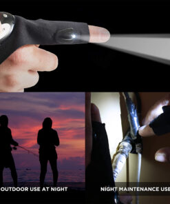 GloboStar® 79068 Γάντι Φακός με Φωτισμό LED για Δεξί Χέρι 2W με Μπαταρία CR2016 Ψυχρό Λευκό 6000K 18 daf08b 79067 9