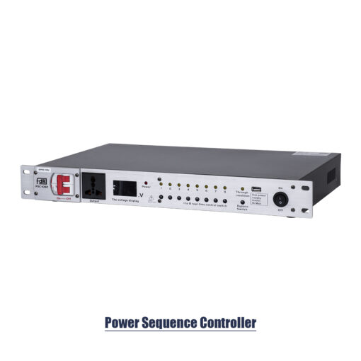 GloboStar® GloboStar® FDB PSC-1082 98022 Power Sequence Controller - Επαγγελματικός Ελεγκτής Ακολουθίας Ισχύος Power Management SMT Technology - USB Charger - RS232 Control Interface/RS485 Cascade - AC 85~265V/40-60Hz 60Α - IP20 - Ασημί - Μ48.3 x Π28 x Υ5.5cm