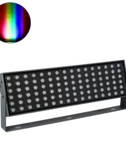 GloboStar® GLOBOSTAR® FLOOD-ZANA 90561 Προβολέας Σποτ Wall Washer LED 200W 17000lm 30° DC 24V Αδιάβροχο IP65 RGBW DMX512 Dimmable - Γκρι Ανθρακί - Μ70 x Π29 x Υ10cm - 3 Χρόνια Εγγύηση