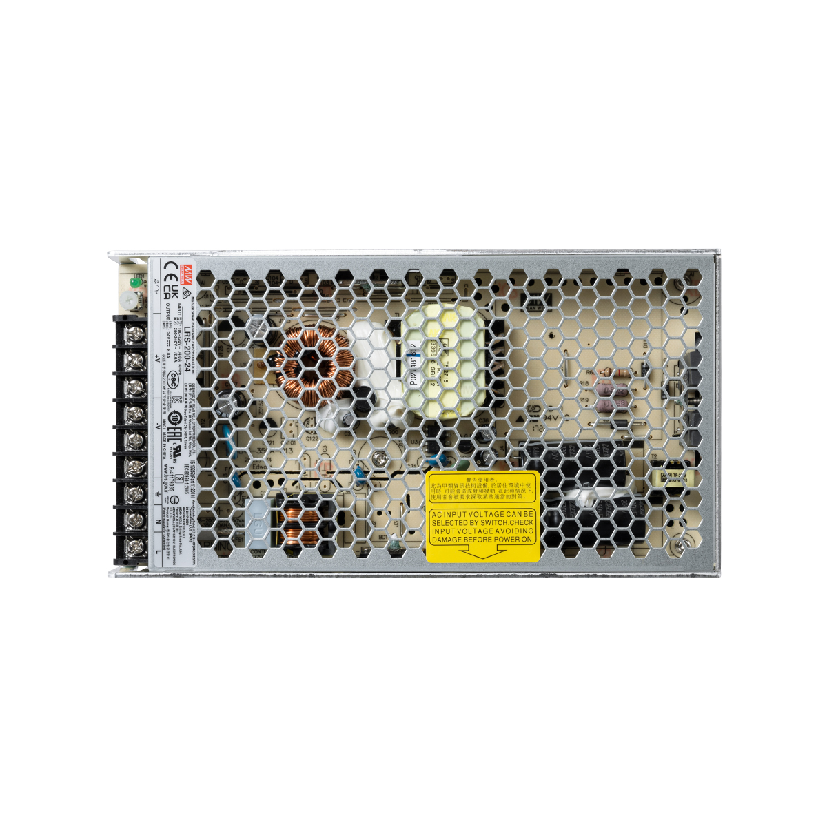 GLOBOSTAR® MEANWELL-LRS-200-24 90783 Τροφοδοτικό/Μετασχηματιστής PELV 200W 8.8A DC 24V IP20 - AC 220-240V σε DC 24V Ρυθμιζόμενo από 21.6VDC έως 28.8VDC - Μ21.5 x Π11.5 x Υ3cm - 3 Χρόνια Εγγύηση 7 GLOBOSTAR® MEANWELL-LRS-200-24 90783 Τροφοδοτικό/Μετασχηματιστής PELV 200W 8.8A DC 24V IP20 - AC 220-240V σε DC 24V Ρυθμιζόμενo από 21.6VDC έως 28.8VDC - Μ21.5 x Π11.5 x Υ3cm - 3 Χρόνια Εγγύηση - Image 5