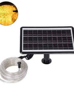 GloboStar® GloboStar® 90256 Αυτόνομο Ηλιακό Σετ Φωτοσωλήνα 10m LED 11W 770lm με Ενσωματωμένη Μπαταρία 10000mAh - Φωτοβολταϊκό Πάνελ & Αισθητήρα Ημέρας-Νύχτας Αδιάβροχο IP65 - Θερμό Λευκό 3000K