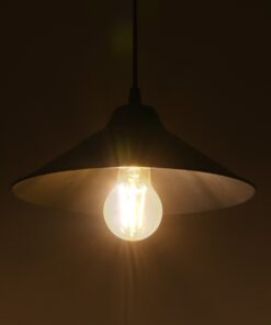 Alternative view of GLOBOSTAR® FONTE 203-0080 Μοντέρνο Κρεμαστό Φωτιστικό Οροφής με Ντουί 1 x E27 AC 220-240V IP20 - Μαύρο - Μ30 x Π30 x Υ15cm