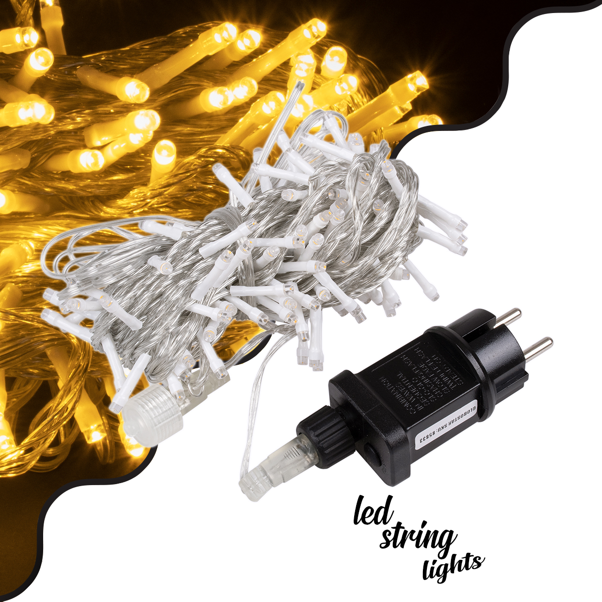 85833 Διακοσμητική Γιρλάντα 13 Μέτρα με Controller 8 Προγραμμάτων Εναλλαγών Φωτισμού - Επεκτεινόμενη 100 LED 3.6W AC 230V με Διάφανο Καλώδιο & Πρίζα Schuko Αδιάβροχη IP44 Θερμό Λευκό 3000K Μ13m 2 GloboStar® 85833 Διακοσμητική Γιρλάντα 13 Μέτρα με Controller 8 Προγραμμάτων Εναλλαγών Φωτισμού - Επεκτεινόμενη 100 LED 3.6W AC 230V με Διάφανο Καλώδιο & Πρίζα Schuko Αδιάβροχη IP44 Θερμό Λευκό 3000K Μ13m