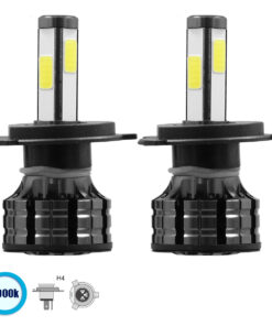 GloboStar® GloboStar® 82042 H4 K9 Line KIT Βασικού Φωτισμού Αυτοκινήτου & Φορτηγού 3rd Generation Can-Bus Series LED CREE CXB COB 150W 21000lm DC 9-32V Αδιάβροχο IP66 Ψυχρό Λευκό 6000K