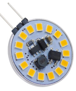 GloboStar® GloboStar® 76106 Λάμπα G4 LED SMD 2835 3W 300lm 120° DC 12-24V Side Pin Θερμό Λευκό 3000K Dimmable