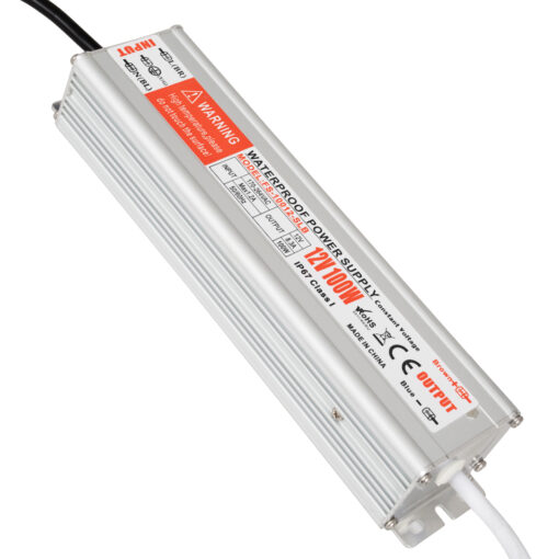 GloboStar® GloboStar® 73052 Μεταλλικό Τροφοδοτικό SELV για Προϊόντα LED 100W 8.3A - AC 220-240V σε DC 12V - Αδιάβροχο IP67 L22.3 x W5.3 x H3.4cm - 3 Χρόνια Εγγύηση