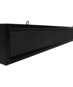 GloboStar® GLOBOSTAR®DISPLAY 90260 Κυλιόμενη Ψηφιακή Επιγραφή P10 Μονής Όψης LED AC 220-240V Αδιάβροχο IP54 Ψυχρό Λευκό 6000K - WiFi Control μέσω FK APP - Αισθητήρας Θερμοκρασίας & Υγρασίας - Μ168 x Π9 x Υ24cm - 2 Χρόνια Εγγύηση