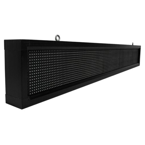 GloboStar® GLOBOSTAR®DISPLAY 90260 Κυλιόμενη Ψηφιακή Επιγραφή P10 Μονής Όψης LED AC 220-240V Αδιάβροχο IP54 Ψυχρό Λευκό 6000K - WiFi Control μέσω FK APP - Αισθητήρας Θερμοκρασίας & Υγρασίας - Μ168 x Π9 x Υ24cm - 2 Χρόνια Εγγύηση