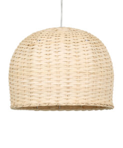 GloboStar® GLOBOSTAR® BERMUDA 01708 Boho Κρεμαστό Φωτιστικό Οροφής με Ντουί 1 x E27 AC 220-240V IP20 - Μπεζ - Μ31 x Π31 x Y22cm