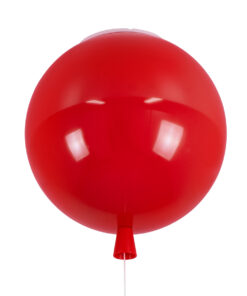 GloboStar® GLOBOSTAR® BALLOON 00653 Παιδικό Φωτιστικό Οροφής με Ντουί 1 x E27 AC 220-240V IP20 - Πράσινο - Μ30 x Π30 x Υ33cm